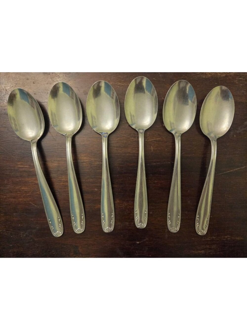 Set 6 Tablespoons Wusthof Hallmark Stainless Flatware Germany Spoons